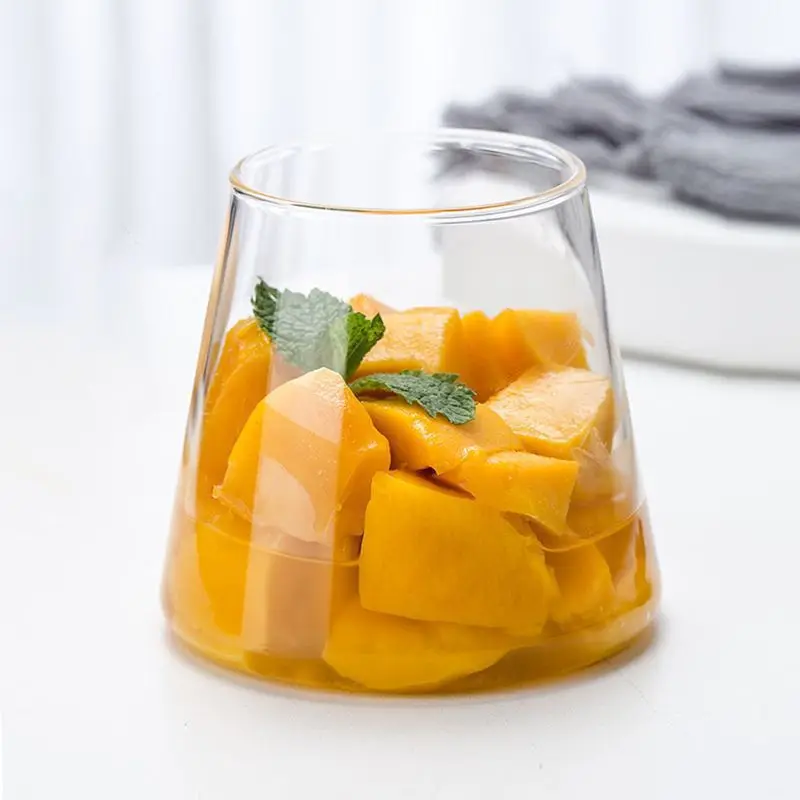 Creative Glass Glass Household High Borosilicate Glass Single Layer Transparent Glass Juice Drink Cup Drinking Cup