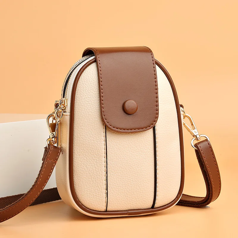 

Fashion mobile phone bag for women, Korean style, with multiple layers. Can be used as a shoulder or crossbody bag. Also functio