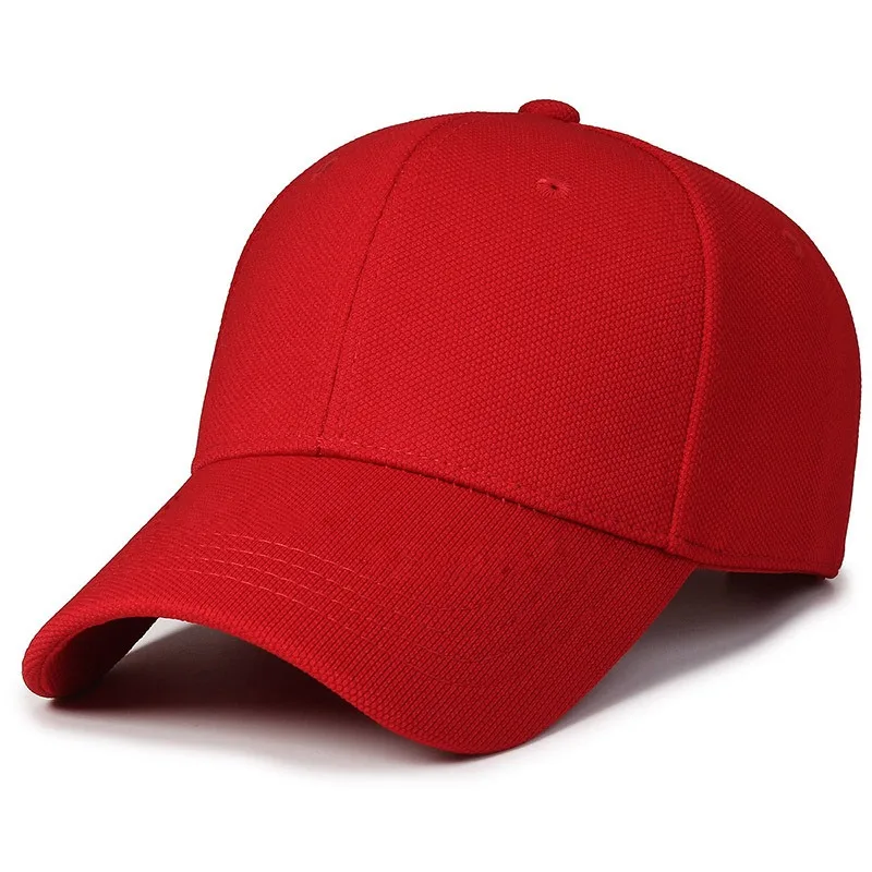 Solid Color Hard Top Baseball Cap for Men & Women - Breathable Sporty Casual Sun Hat