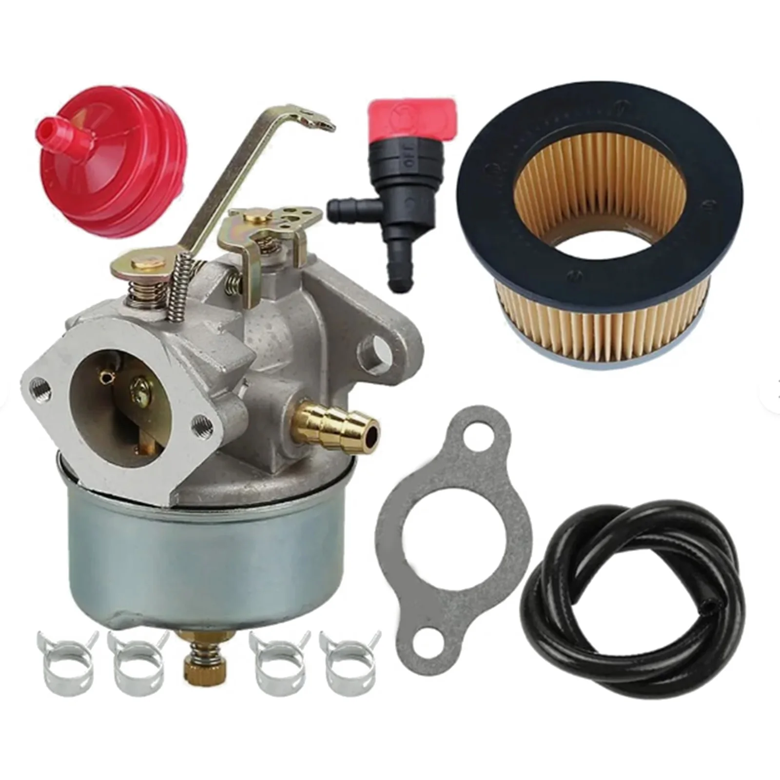 

1set Carburetor For Tecumseh 632230 632272 H30 H50 H60 HH60 Engines Carb Garden Power Tools Replacement Spare Parts Kit