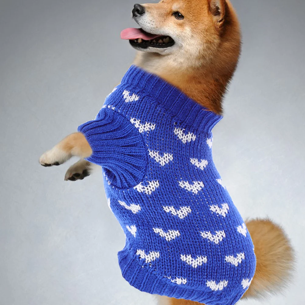 

Dog Costume Turtleneck Puppy Sweater Puppy Sweater Winter Clothes Size L