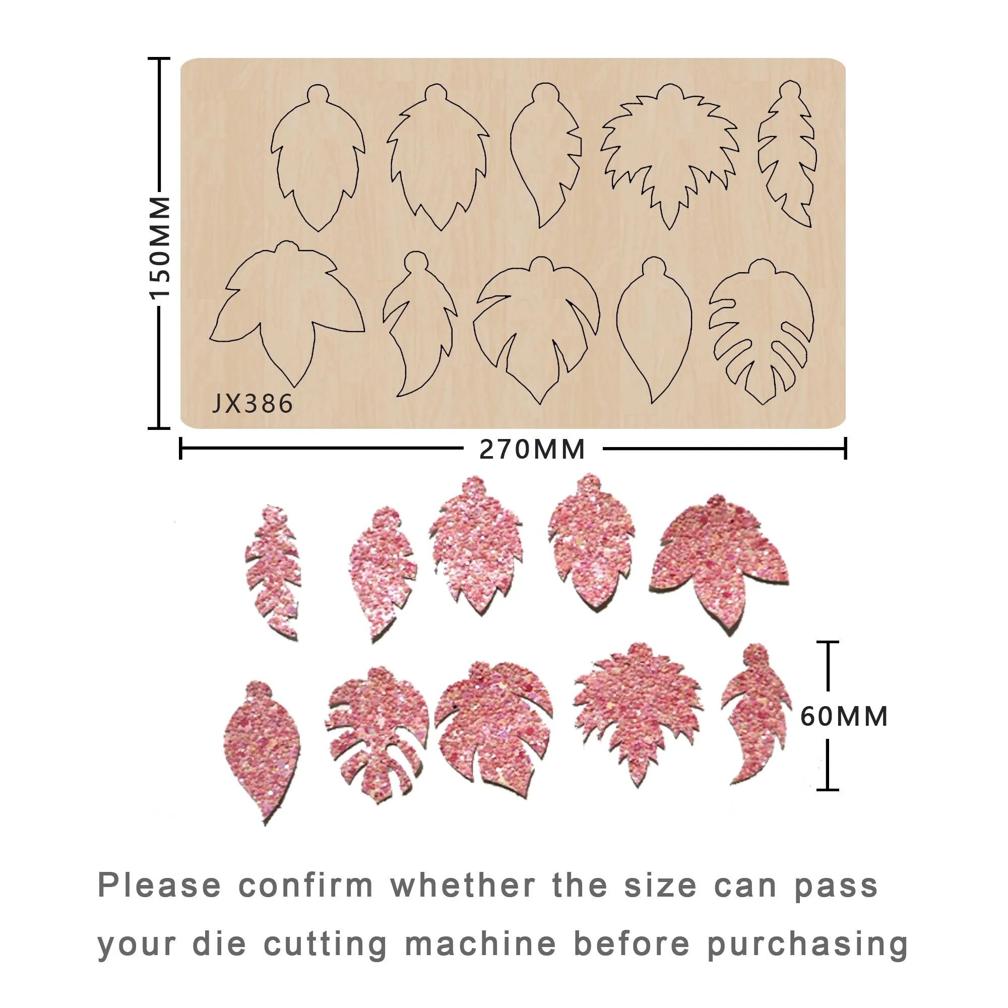 

Leather Cutting Die for Leaf Earrings, Handmade Tools, Multiple Shapes, Big Shot Machine