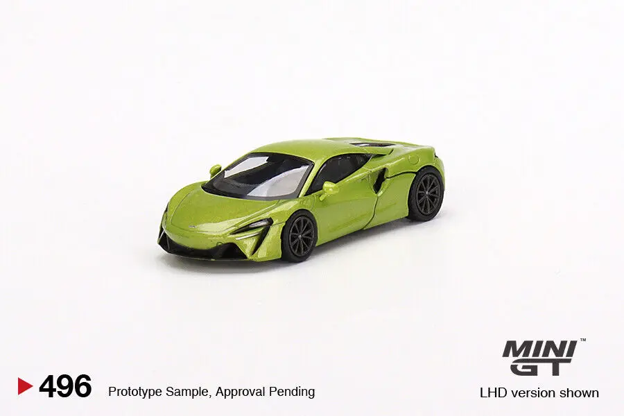 

Мини GT Artura Flux Green #496 (LorR) 1/64 коллекция литых моделей автомобилей ограниченный выпуск хобби игрушечный автомобиль