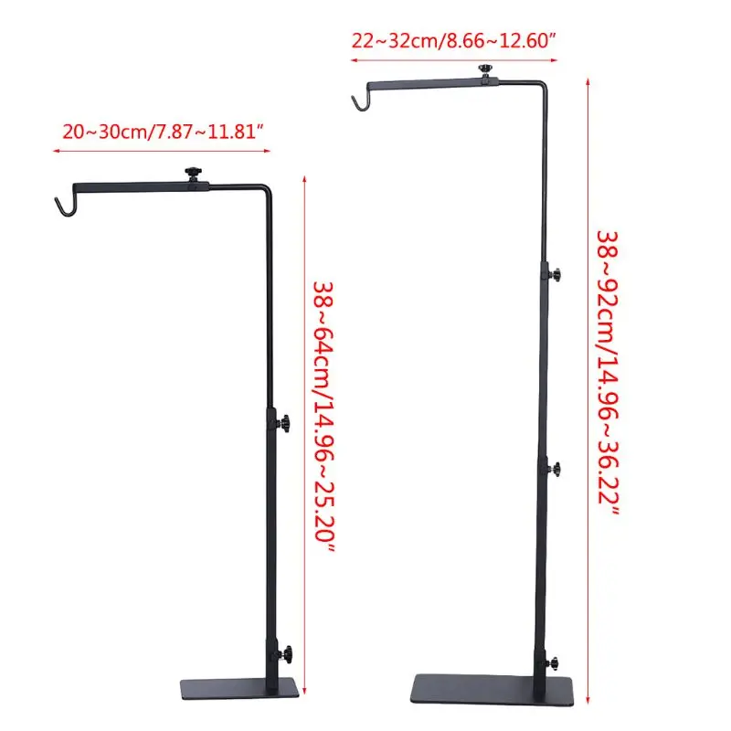 Climbing Pet Lamp Stand Tortoise for Turtle Drying Backlight Cover Adjustable Bracket