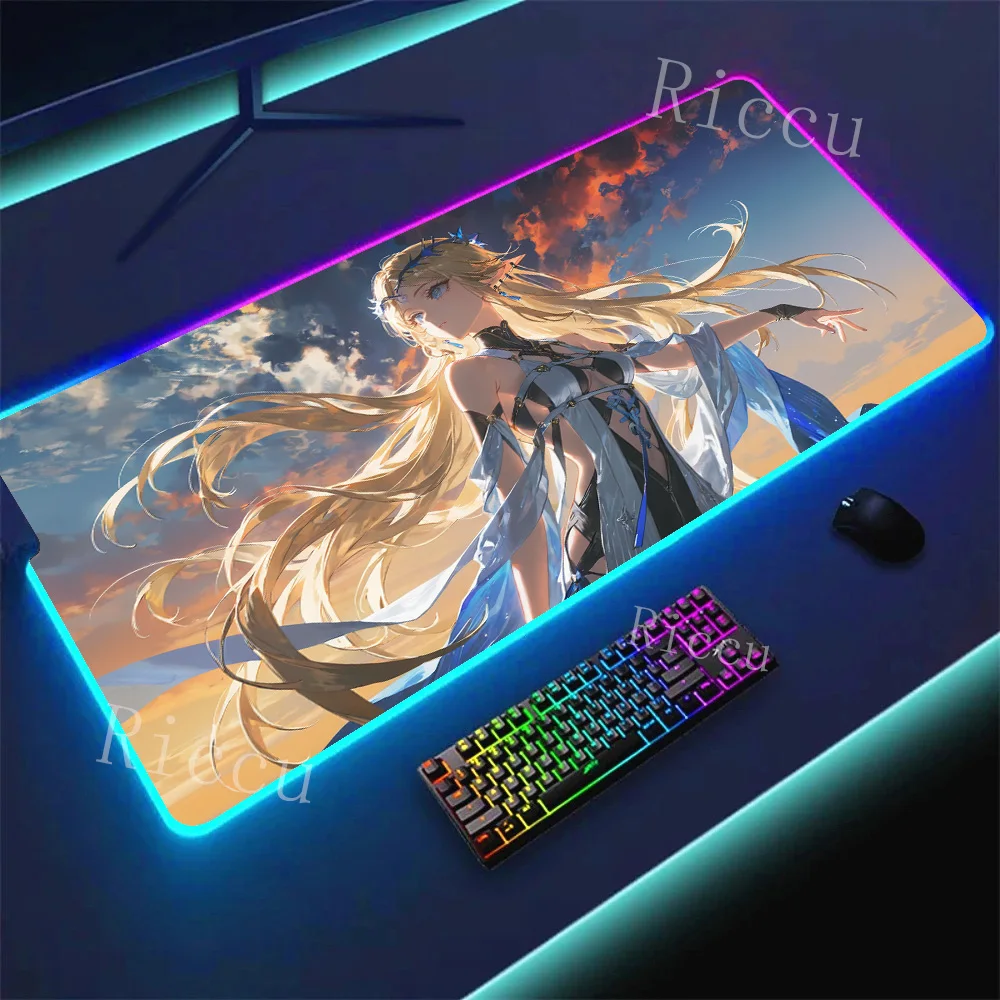 Extra Large RGB HD Kawaii Non-slip Gaming Mouse Pad