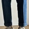 Straight Tube Loose Washed High Grade Business Pant Men Dress Trouser High Quality Double Pleated Jeans Straight Leg Pant Naples 5