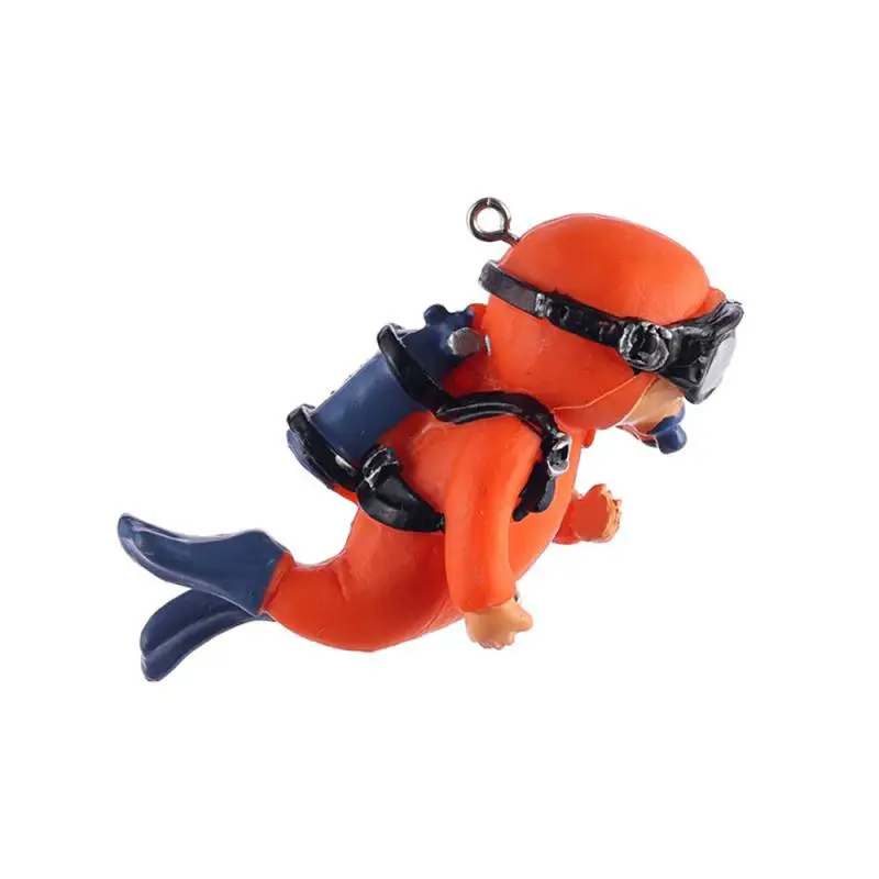 Fish Tank Decorations Aquarium Ornaments Floating Diver Floating Ball Accessories