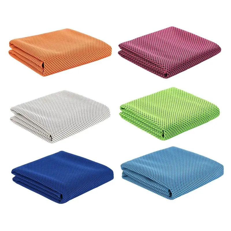 

Outdoor Sport Ice Towel Rapid Instant Cooling Microfiber Quick-Dry Ice Towels Fitness Yoga Gym Running Quick-dry Towels Cooling