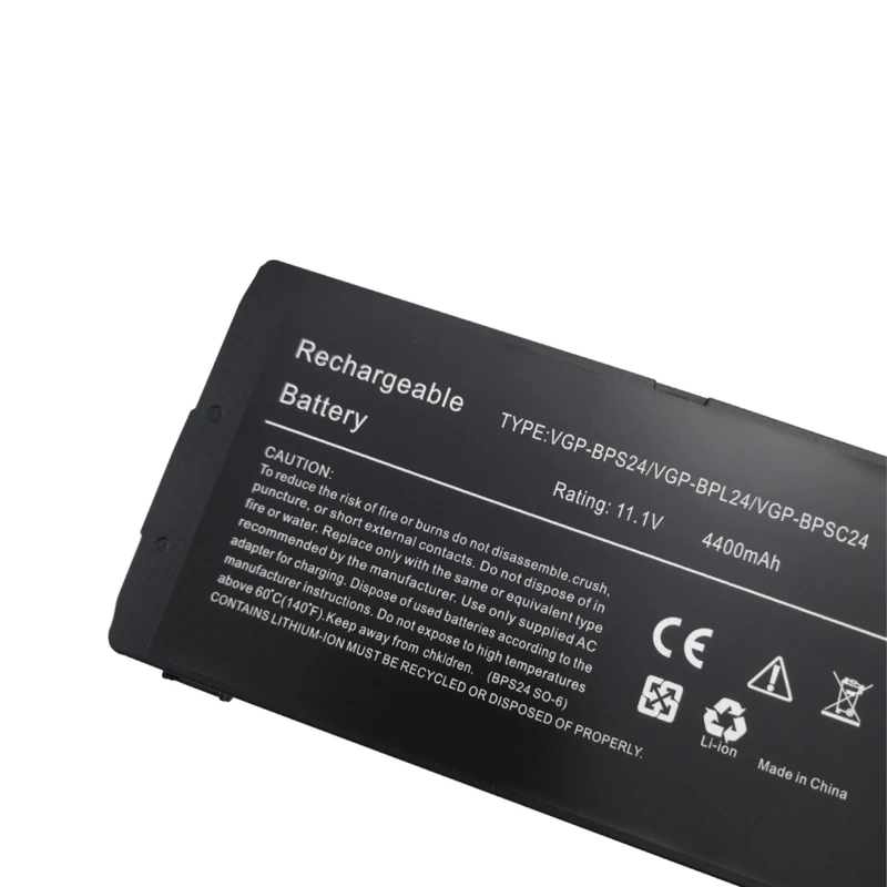 Bateria do Portátil para Sony Vgp-bps24 Vpc-sa Vpc-sb Vpcsd1s2c Vpc-sb18gg Vpc-sb190x Vpc-se2s1c Vgp-bpsc24 Pcg 41213w Pcg41217t - Imagem 2