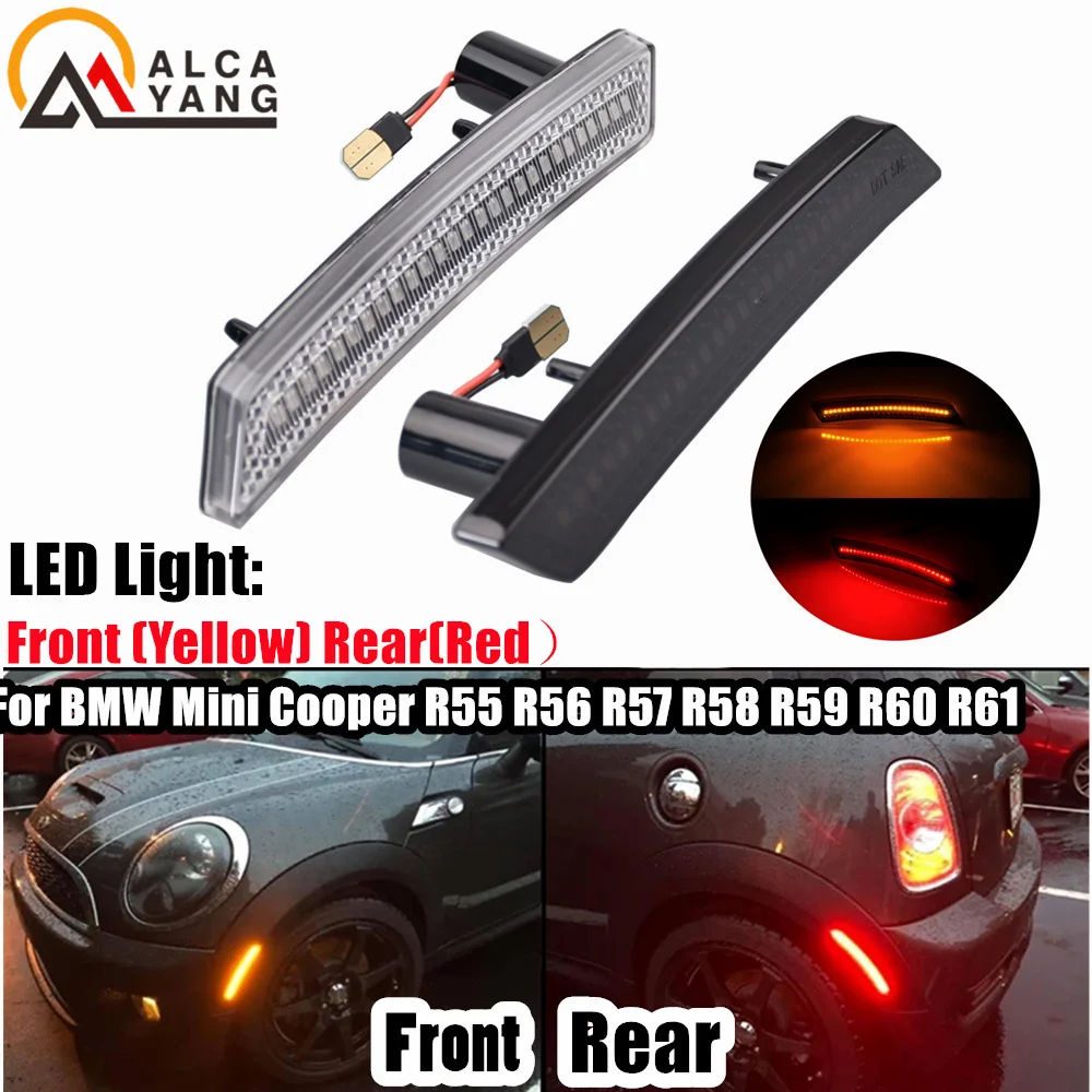 

2 шт., передние и задние автомобильные мини-маркеры R55 R56 R57 R58 R60 R61
