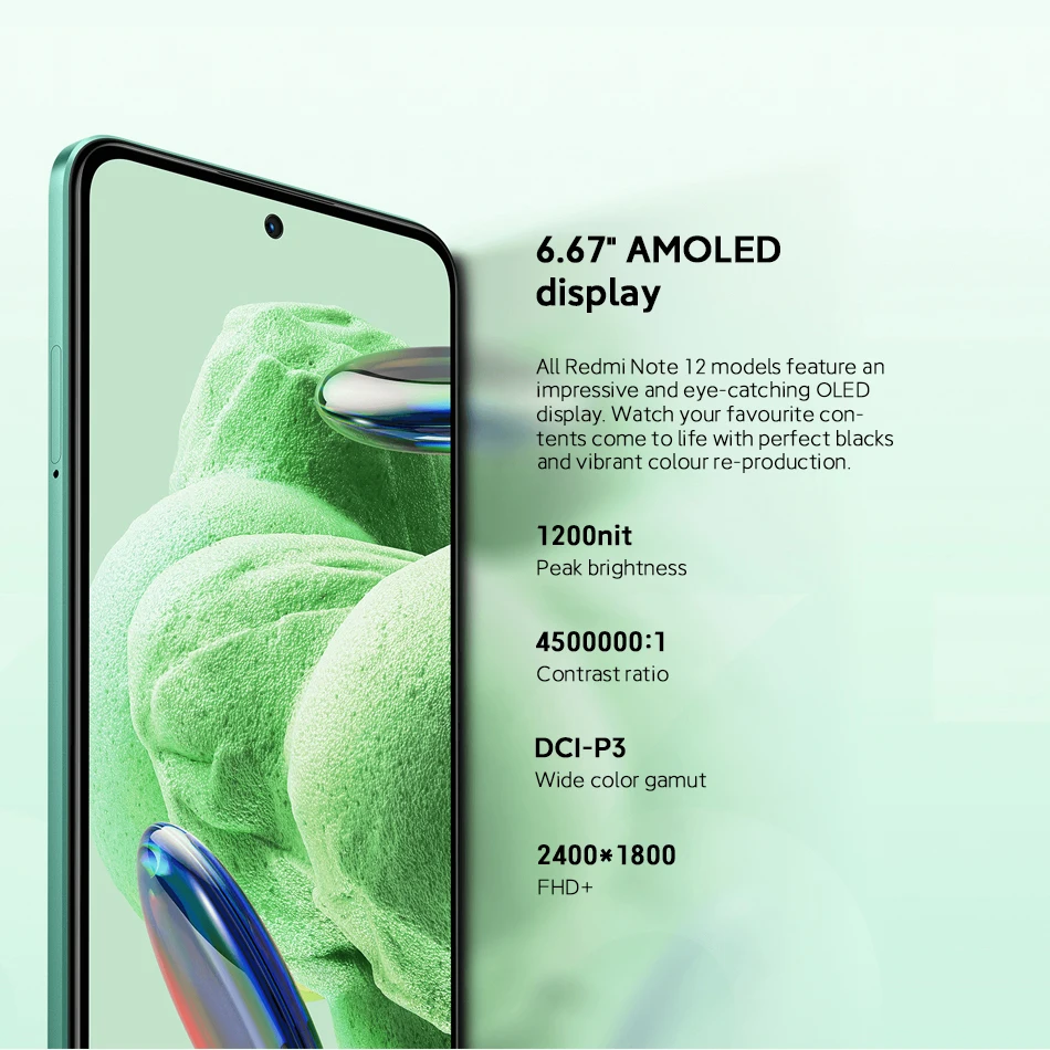 Xiaomi Redmi Note 12 Pro 5G Smartphone Global Version 128GB/256GB NFC –  AOOKMIYA