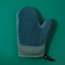 Ultimate Pet Grooming Glove - Gentle Hair Remover & Massage Tool with Double - Sided Brush, Stress - Free & Easy to Clean (Darkgreen)