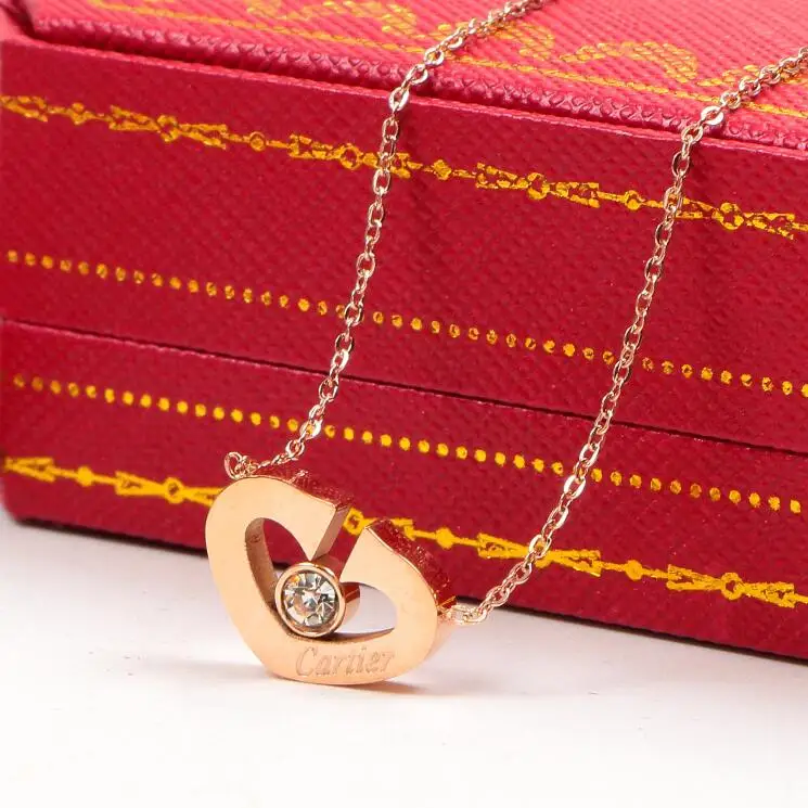 

Лидер продаж, мужское и женское ожерелье для влюбленных, дизайнерское классическое модное ожерелье с подвеской в виде бриллианта для мужчин и женщин 014