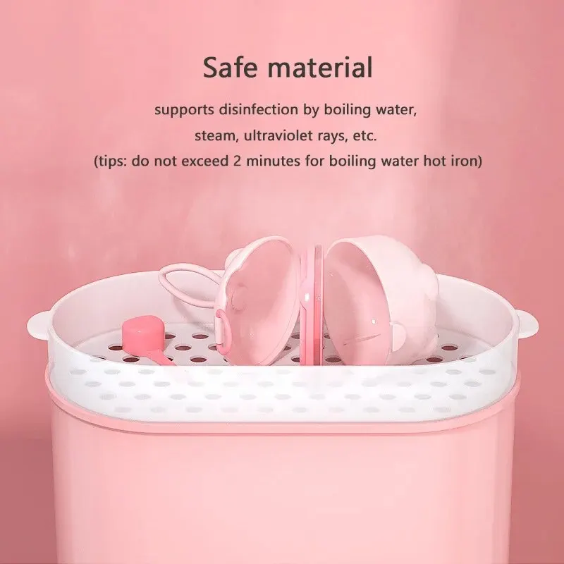 Baby Formula Box Portable Food Supplement Box Sealed Can Divisible Moisture-proof Storage Tank