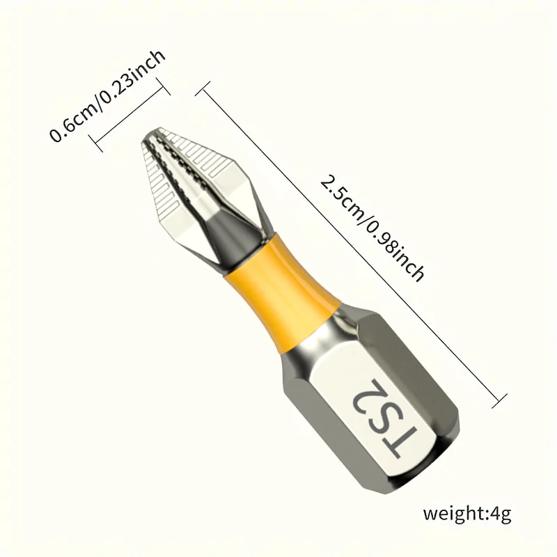 20pcs PH2 강력한 자기 코일 전기 스크루 드라이버 크로스 헤드 전기 스크루 드라이버, 고경도 핸드 전기