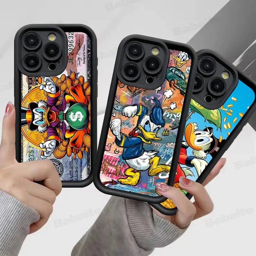 D-DonaldS Duck Cartoon Silicone Phone Case For IPhone 17 Pro Max 16 15 ...