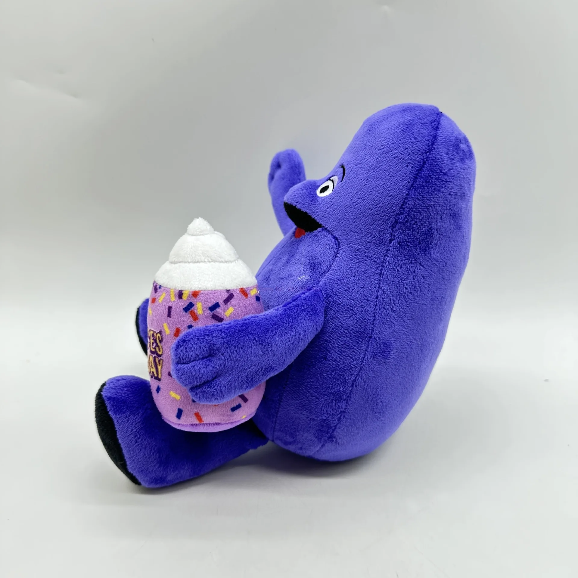 Grimac Shake Birthday Color Doll Grimac Plush Toy Grimac Cup Plush Stuffed Soft Toy Mascot Pillow Gift For Children Kids 6