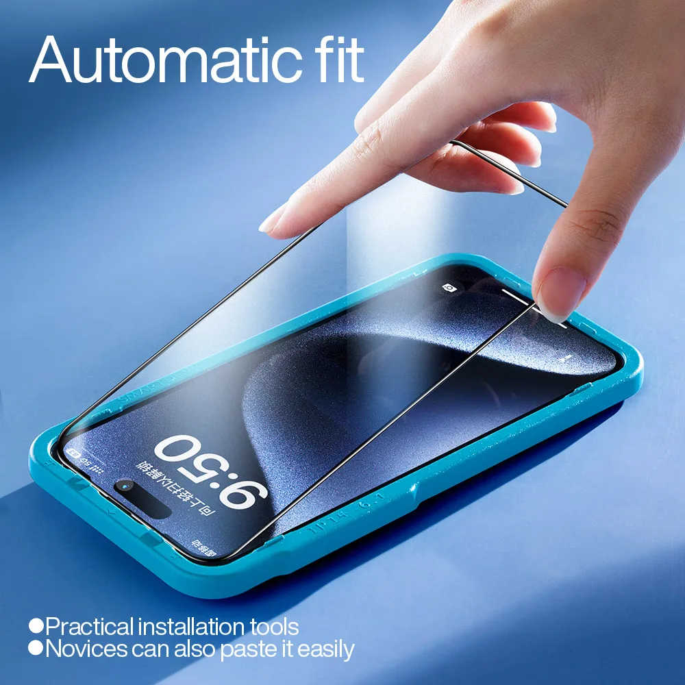 Matte Tempered Glass Screen Protector with Green Light Eye Protection
