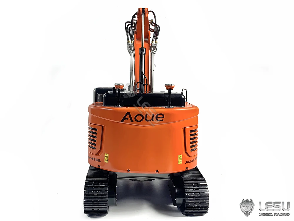S4b538e8ee9174e509d34ee556155b7c4G Model ciężkiej maszyny LESU1/14 Aoue-ET26L trójramienny mały krótki pas ogonowy łopata przednia koparka gąsienicowa RC