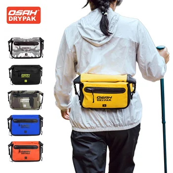OSAH 3L Marsupio da esterno multifunzionale impermeabile escursionismo viaggio campeggio attrezzi da spiaggia pacchetto ciclismo moto equitazione pacchetto di attrezzi
