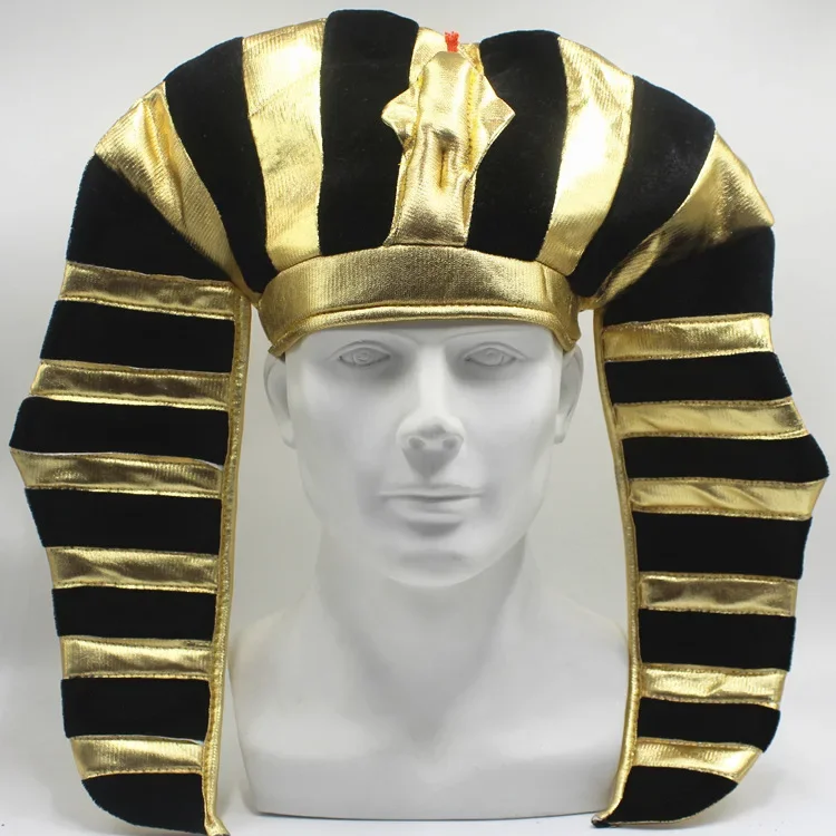 Party Hat Halloween Witch Hat Halloween Hat Lamp Halloween Easter Show Party Hat Egyptian Golden Hat Pharaoh Egyptian Pharaoh Funny Snake Head