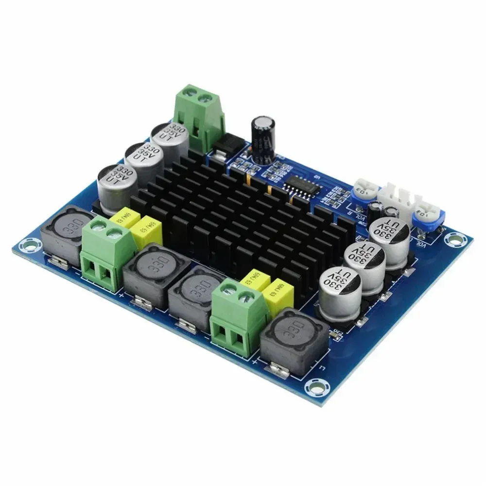 XH-M543 TPA3116D2 2*120W Dual Channel Digital Stereo Audio Power Amplifier Board High Power DIY 240W Amplificador Sound Board audio amplifier board