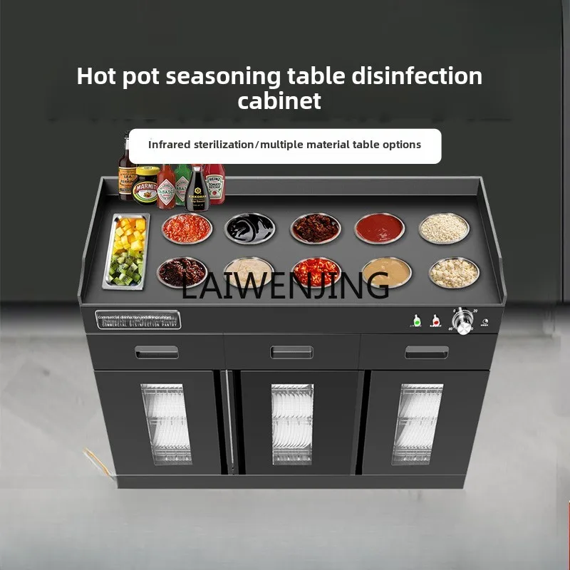 SGF hot pot self-service small material counter disinfection cabinet marble countertop dining cupboard