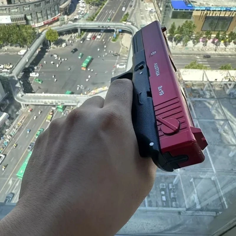 2025 Spielzeugpistole Hand G18 Leeres Zuglager 3-Haken-Maschine Schießspielzeugpistole Schnellspanner Terra zum Greifen von Jungen als Geschenk – Detail 1