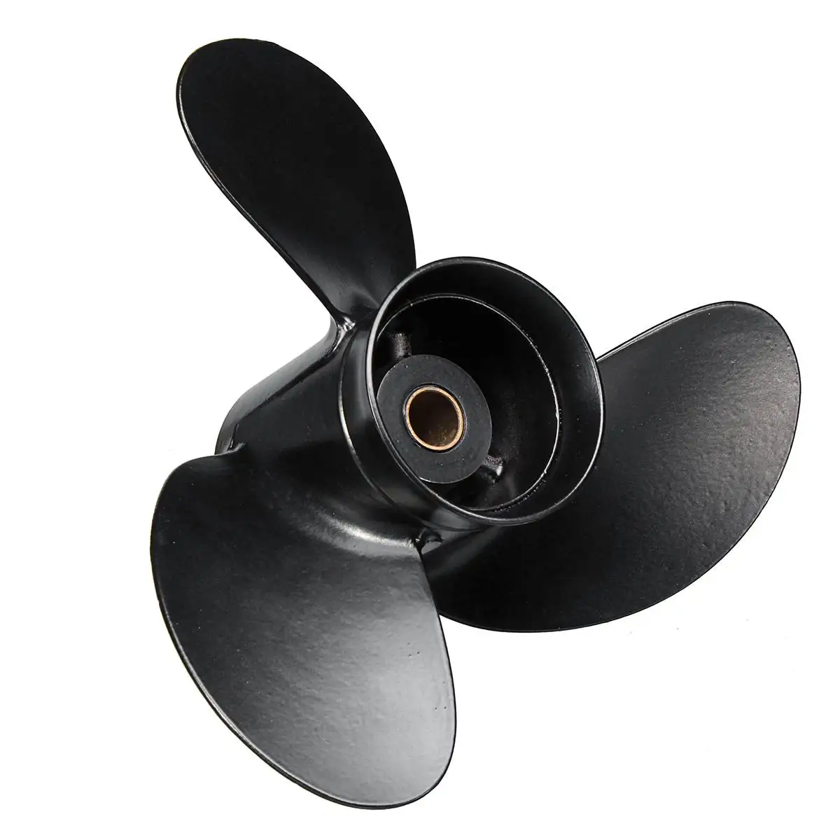 Outboard Motor 3B2B64517-0 Aluminum Propeller 8.5X9 For Tohatsu/ Nissan 2-4Stroke 8HP9.8HP 12 Tooth Spine 3-Blade