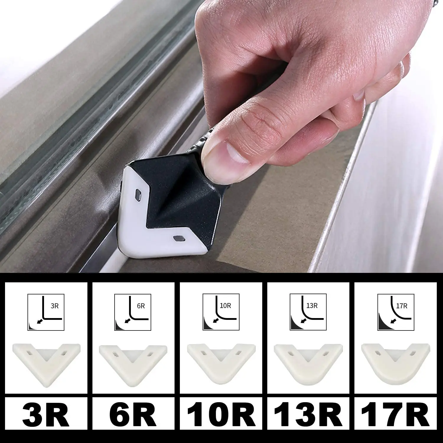 Silicone Scraper Glue Remover Knife Angle Beauty Crevice Spatula Tool Grout Scraper Kit 5in1 Multifunction Coner Caulking Tool cleaning scraper scraper tool set silicone scraper scraper tool kit scraper tool scraper cleaner