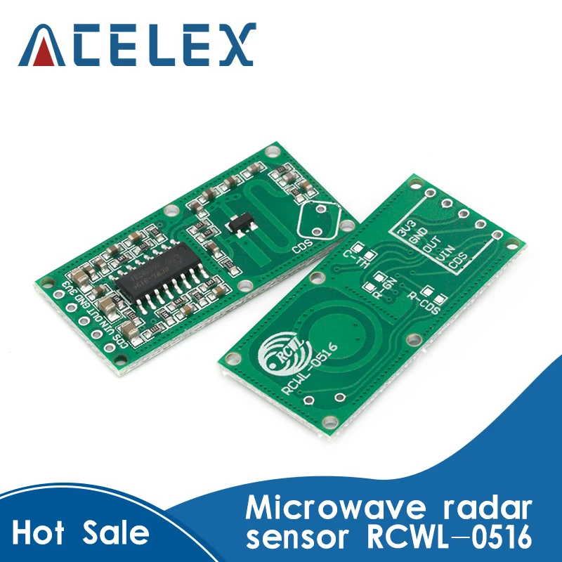 RCWL-0516 Microwave Radar Sensor Module Human Body Induction Switch Module Intelligent Sensor RCWL-0516 Microwave Radar Sensor Module Human Body Induction Switch Module Intelligent Sensor