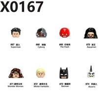 

New Mini Figures Building Block Superhero Superman Children Educational Toy Assembly Building Block Mini Figure Toy X0167