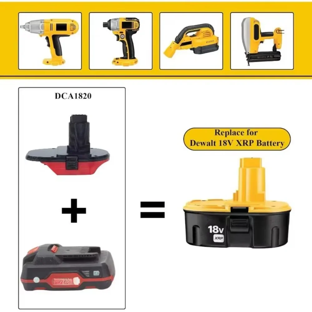Battery Adapter Converter For LIDL Parkside X20V TEAM Lithium Converter To Dewalt 18v Nickel Brushless Tools Only Adapter AliExpress