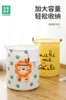 Bedroom Hamper Household  Clothes Bucket Clothes Storage Basket  Foldable Clothes Round Cotton Linen Basket Clothes Toy Storage 6