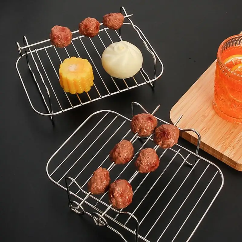 

Air Fryer Accessories Outdoor Stainless Steel To Bake Picnic High Temperature Resistance Barbecue Supplies Barbecue Utensils