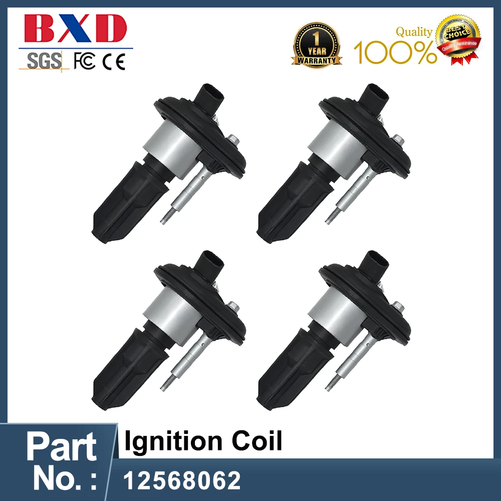 

1/4PCS 12568062 UF303 GN10114 Ignition Coil For CHEVROLET COLORADO, GMC CANYON, ISUZU I-350, BUICK RAINER, OLDSMOBILE BRAVADA