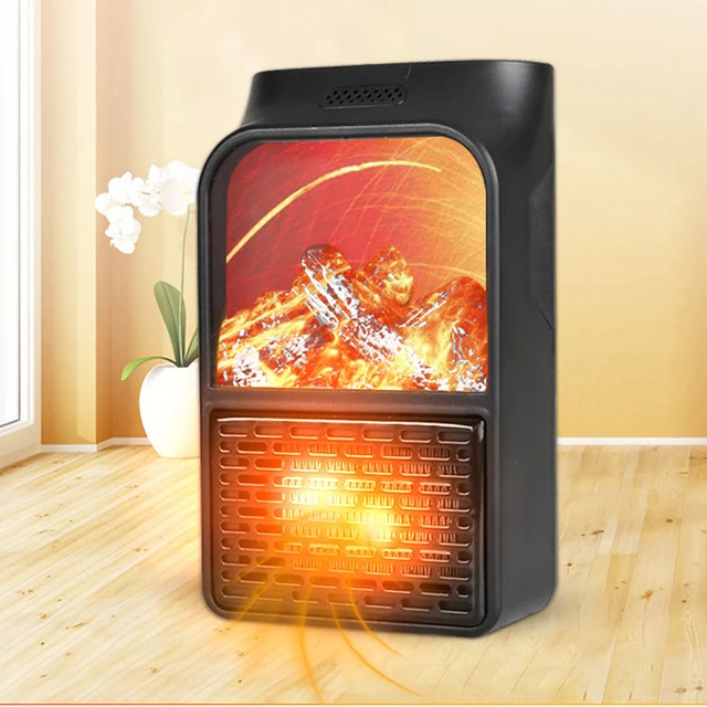Flame Fireplace Heater Room Portable Electric Heater Plug in Wall Stove  Mini Household Radiator Remote Warmer Machine For Winter - AliExpress