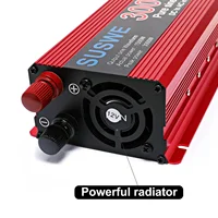 Onduleur solaire à onde sinusoïdale Pure, convertisseur de banques d'alimentation portables DC 12v à AC 110V 220V, puissance de crête 1000W 2000W 2200w 3000W 4