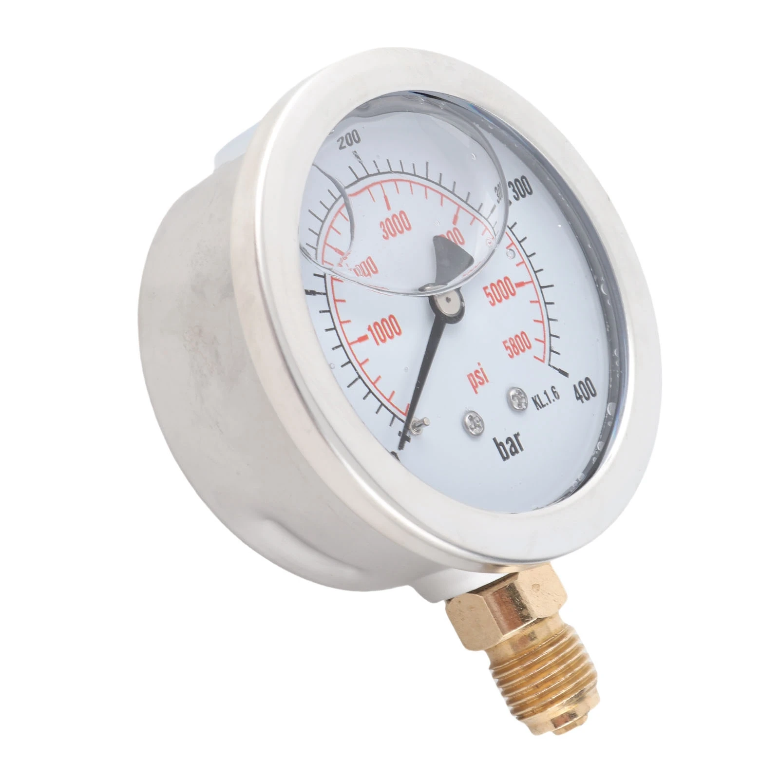 0‑400BAR 0‑5800PSI G1/4 68mm  Hydraulic Pressure Gauge Meter Air Pressure Gauge Hydraulic Gauge Hydraulic Pressure Gauge