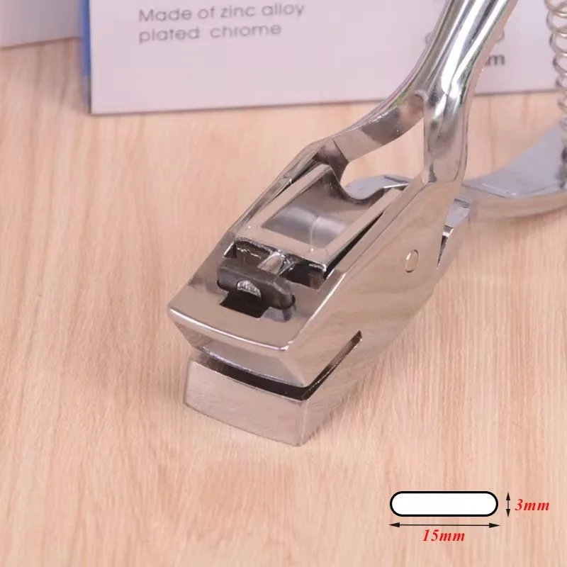 Badge ID Card Hole Puncher Oval Slot Punch Paper Cutter Planner Scrapbooking Tool Office Stationery School Supplies paper cutter,paper punch,hole punching tools,paper craft punch