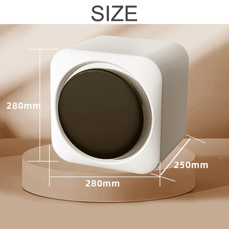Fully automatic drum type underwear washing machine mini washing and drying integrated small underwear and sock machine mini washing machine