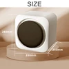 Fully automatic drum type underwear washing machine mini washing and drying integrated small underwear and sock washing machine 6
