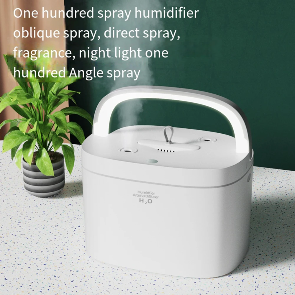 

Air Humidifier Double Nozzle Essential Oil Aroma Diffuser With Coloful LED Light Ultrasonic Humidifiers Aromatherapy Diffuser