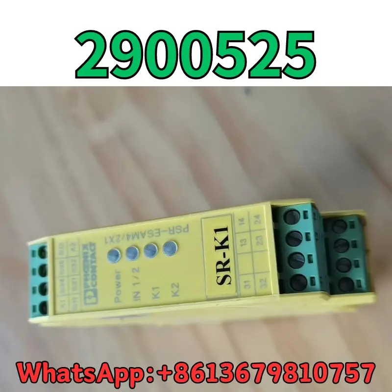 

Used PSR-SCP -24UC/ESAM4/2X1/1X2 safety relay 2900525 test OK Fast Shipping