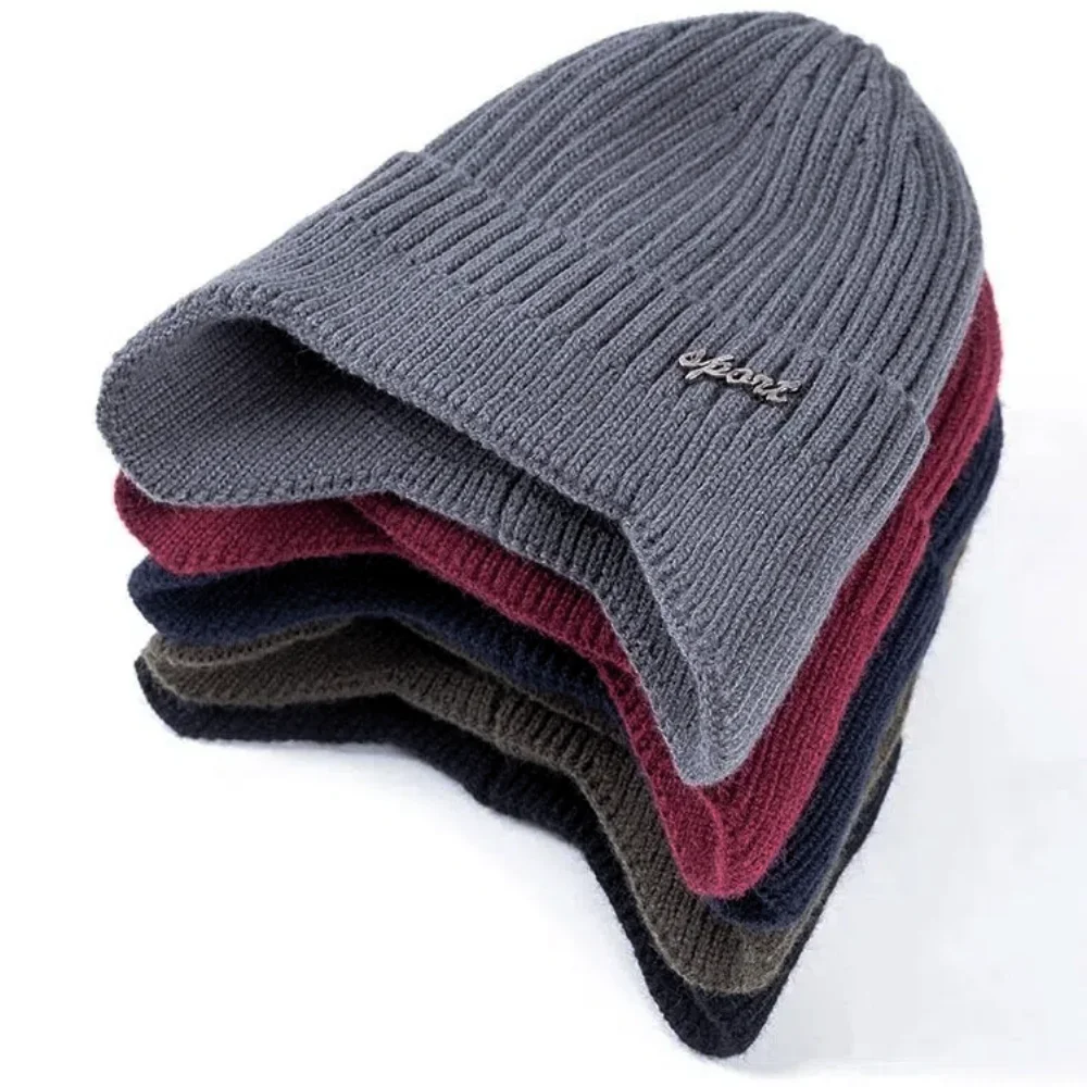 Hot Sale Unisex Earflap Winter Hats Stylish Soft Beanie Hat For Men Women Outdoor Warm Hat
