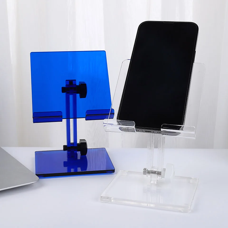 Outmix-suporte para Tablet Acrílico Ajustável Suporte Dobrável Suporte Desktop mi Pad Samsung Ipad Pro Air Mini 12.9 11 10.2 10.9 - Imagem 3