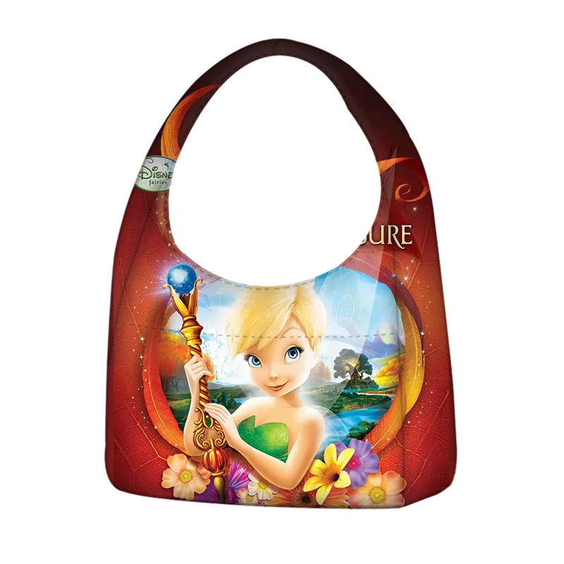 

Сумка-тоут с колокольчиком Disney, многоразовые повседневные дамские сумочки, портативная дорожная сумка для покупок для девушек