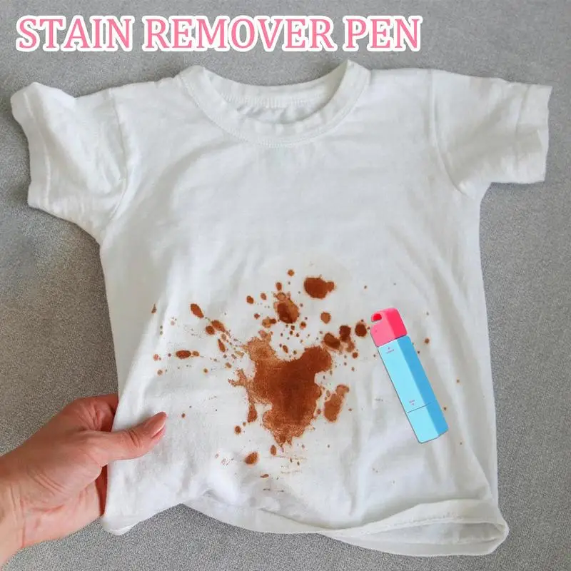 12ML The Go Stain Remover Pen for Clothes and Fabric Portable Instant Stain Remover, Water-free Degreasing Pen For Emergency Use