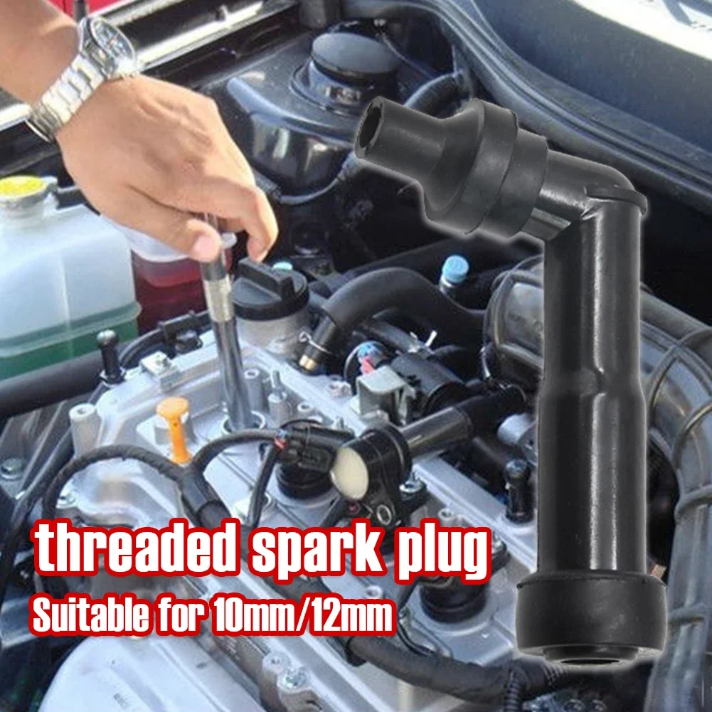 1-3Pcs Universal Motorcycle Ignition Spark Plug Cap Cover W/O 102 Degree Motorcycle Ignition Cap Rubber Resistance Parts