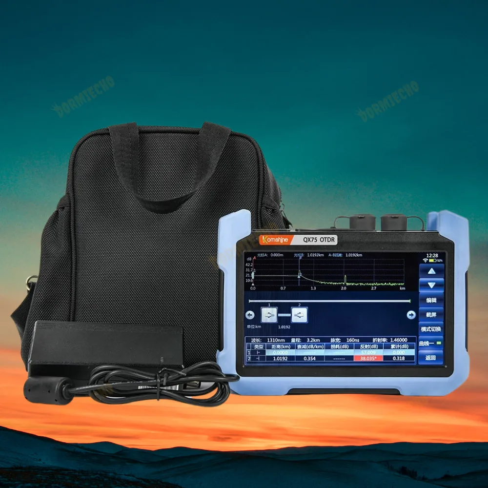 100% High Quality OTDR QX75 Integrated VFL OPM OLS FIP SM MM PON 850/1300/1310/1550/1625nm Optical Time Domain Reflectometer